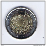 LOTE 1468C  ///  ESPAÑA 2015 MONEDA DE 2 EUROS CIRCULADA  BANDERA EU - Spanien