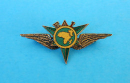 ETHIOPIAN AIRLINES (EAL) ... Vintage Enamele Captain Pilot Wings Badge * Pilote Ethiopia Ethiopie Äthiopien Etiopia RRR - Personeelsbadges