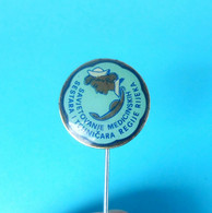 SEMINAR OF NURSES (Rijeka) - Croatia Vintage Pin Badge * Nurse Infirmière Krankenschwester Infermiera Enfermero RRR - Médical