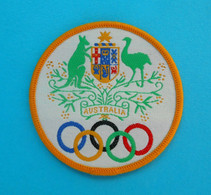 AUSTRALIA NOC - Nice Rare Olympics Patch * Olympic Games Olympiad Olympia Olympiade Olimpische Spiele Olimpici - Uniformes Recordatorios & Misc