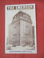 The Emerson.    Baltimore - Maryland > Baltimore      Ref 5849 - Baltimore