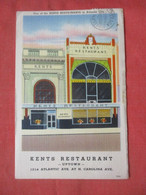 Kents Restaurant.    Atlantic City New Jersey > Atlantic City  Ref 5849 - Atlantic City