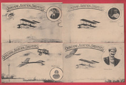 Quinzaine D'aviation De Bruxelles ( Stockel ), 23 Juillet 1910 - 4 Cartes Postales ( Voir Verso ) - Meetings