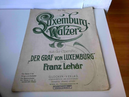 Luxemburg-Walzer Aus Der Operette Der Graf Von Luxemburg. Für Klavier 2 Ms. G. V. 29 - Música