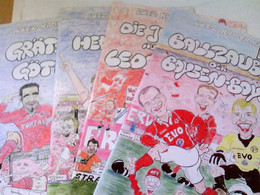 Konvoltu: 4 Ausgaben Original Kigääääs Comics. Kickers Offenbach OFC. - Sonstige & Ohne Zuordnung