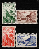 Algérie - 1949 - Avions -  PA 9 à 12  - Neuf** - MNH - Airmail