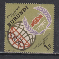 Timbre Oblitéré Du Burundi De 1965 N° 161 - Used Stamps