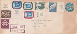 United Nations 1956 Registered Cover Mailed - Briefe U. Dokumente