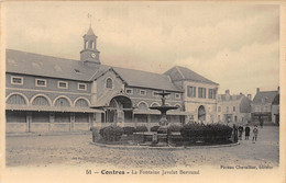 CONTRES (Loir-et-Cher) - La Fontaine Javalet Bertrand - Carte Pelliculée - Pineau Chevallier éditeur N'51 - Contres