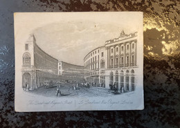 Ets London The Duodrant Regent Street Rond 1850 - Radierungen