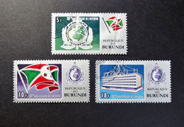 Burundi - 1973 - 50 Anniversaire D' / 50e Verjaardag Van 50. Geburtstag Von / 50th Birthday Of - Interpol - Obl. - Used Stamps