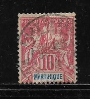 MARTINIQUE    ( FRMARTII  - 74 )  1899  N° YVERT ET TELLIER    N° 45 - Used Stamps