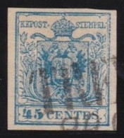 Lombardy Venetia   .   Yvert       .    5      .     O     .     Cancelled - Lombardo-Venetien