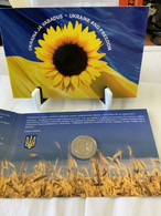 Rare Et Magnifique Pièce Commémorative 2 Euro  Coincard Estonie   2022  " Ukraine Et Liberté   " - Estland