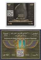 Egypt - 2022 - ( Deciphering The Rosetta Stone & The Genesis Of Egyptology ) - MNH** - Nuevos