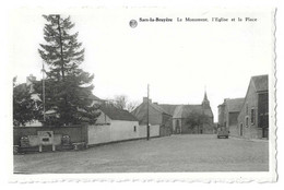 @n2@  -  SARS - LA - BRUYERE  -  Le Monument / L'Eglise Et La Place  -  Zie / Voir Scan - Frameries