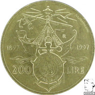 LaZooRo: Italy 200 Lire 1997 XF / UNC Naval League - Gedenkmünzen