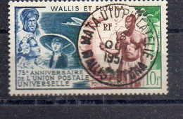 XP89 - WALLIS ET FUTUNA , Posta Aerea Yvert N. 11  Usato . Annullo Mata Utu - Usati