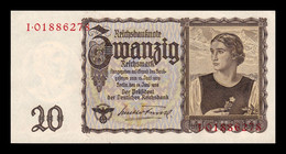 Alemania Germany 20 Reichsmark 1939 Pick 185b SC UNC - 20 Reichsmark