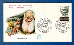 Frankreich / France  1978  Mi.Nr. 2093 , Léon Tolstoí - FDC Paris 15 Avril 1978 - Ecrivains