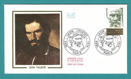 Frankreich / France  1978  Mi.Nr. 2093 , Léon Tolstoí - FDC Paris 15 Avril 1978 - Ecrivains