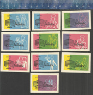 HOTEL BELVEDERE PRAHA  CZECHOSLOVAKIAN MATCHBOX LABELS 1967 - Zündholzschachteletiketten