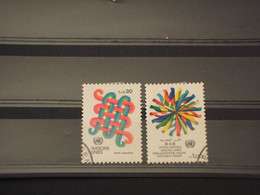 NAZIONI UNITE - GINEVRA - 1982 SIMBOLI 2 VALORI - TIMBRATI/USED - Used Stamps