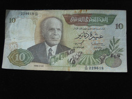 TUNISIE - 10 Dix Dinars1986 - Banque Centrale De Tunisie  **** ACHAT IMMEDIAT **** - Tunisie