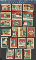 CZECHOSLOVAKIAN MUSEA  (MUSEUM MUSÉE) MATCHBOX LABELS 1964 - Zündholzschachteletiketten