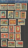 CZECHOSLOVAKIAN MUSEA  (MUSEUM MUSÉE) MATCHBOX LABELS 1964 - Zündholzschachteletiketten