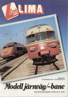 Catalogue LIMA 1985/86 Modelljärnväg Bane Skandinavisk Utgåva HO N Spår - En Suédois - Zonder Classificatie