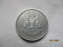 Madagascar: 5 Francs 1955 - Madagaskar