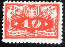 Polska - Polen -  12/32 - (°)used - 1920 - Michel 3 - Cijfer - Officials