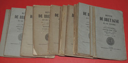 Revue De Bretagne Et De Vendée. 1874 (COMPLET)  Et 1884 - 23 NUMÉROS - 1801-1900