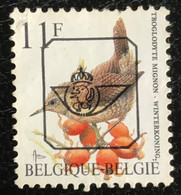 België - Belgique - C11/51 - (°)used - 1992 - Michel 2502V - Winterkoning - Typos 1986-96 (Vögel)