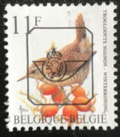 België - Belgique - C11/52 - (°)used - 1992 - Michel 2502V - Winterkoning - Sobreimpresos 1986-96 (Aves)