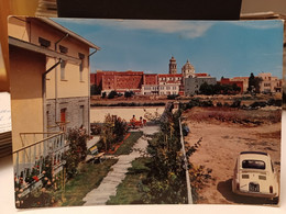 Cartolina Oristano Scorcio Panoramico 1966, Auto Fiat 500 - Oristano