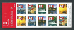 Canada BK302a (# 2076-2080) MNH - Cover Like # 2078 - Flower Definitives - Booklets - Folletos/Cuadernillos Completos