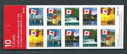 Canada BK302a (# 2076-2080) MNH - Cover Like # 2079 - Flower Definitives - Booklets - Folletos/Cuadernillos Completos