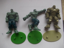 LOTTO DI 5 ACTION FIGURES: SERIE HULK, SPIDERMAN 3 E SPIDERMAN SENSE. PREZIOSI - Gli Eroi Della Marvel