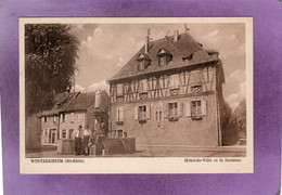 68 WINTZENHEIM  Hôtel De Ville Et La Fontaine - Wintzenheim