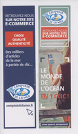 Marque-pages - Comptoir De La Mer E_Commerce, Le Monde De L'Océan - Bookmarks