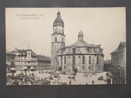 AK Waltershausen Kr. Gotha Marktplatz Ca. 1910 //// D*54491 - Waltershausen