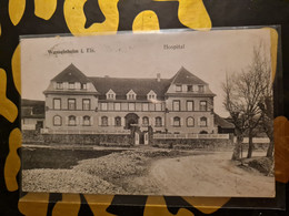 Carte WASSELONNE WASSELHEIM  Hôpital Au Dos Autoplan Wasselonne 1936 - Wasselonne