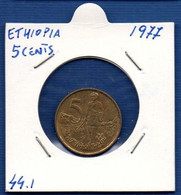 ETHIOPIA - 5 Santeem 1977 -  See Photos -  Km 44.1 - Aethiopien