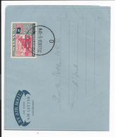 Malaya LF 3 - 25 Ct Zinn-Mine Aerogramm M. Blko Stempel Singapur 1958 - Malayan Postal Union
