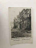 Antwerpen  FOTOKAART   Beddenstraat   Bombardement 7-8-9 Oktober 1914    EERSTE WERELDOORLOG - Antwerpen
