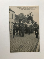 Dottignies Mouscron Souvenir Du Cortège Patriotique  Char De La Belgique Victorieuse - Mouscron - Möskrön