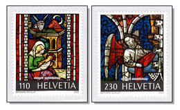 Switzerland 2022 (4/2022) Weihnachten - Sakrale Kunst - Sacred Art - Art Sacré - Church Kirche - Christmas  MNH - Unused Stamps