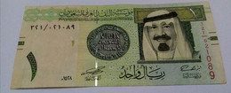 SAUDI ARABIA , 1 RIYAL , 2007 , P-31a , KING Abd ALLAH 1428 AH, - Arabia Saudita